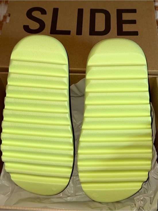 Adidas Yeezy Slides Green Glow men’s 9